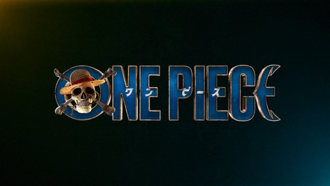 La imagen muestra el logo lanzado por Netflix para One Piece.