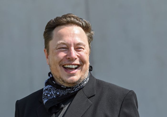 La imagen muestra al dueño de SpaceX, Elon Musk.