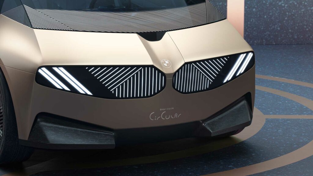La imagen muestra el nuevo i Vision Circular anunciado por BMW.