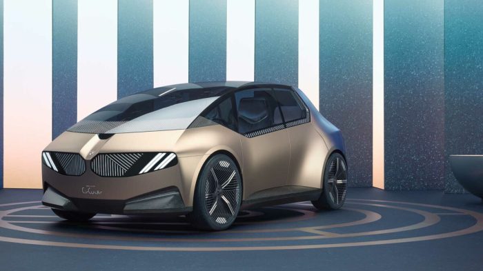 La imagen muestra el nuevo i Vision Circular anunciado por BMW.