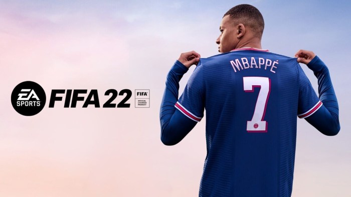 La imagen muestra la portada de videojuego para aprender el modo carrera FIFA 22