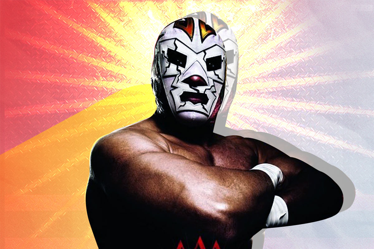 Imagen del luchador Dr. Wagner Jr., portada del videojuego AAA: Héroes del Ring