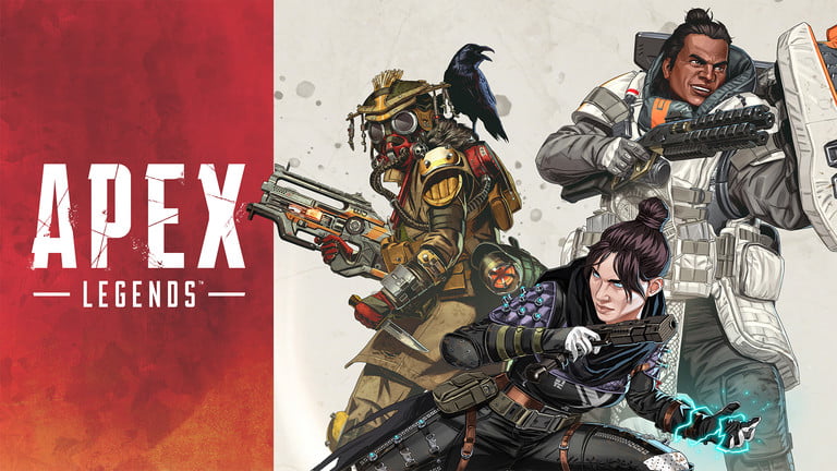 Publicidad con personajes de Apex Legends uno de los mejores juegos de Nintendo switch shooter