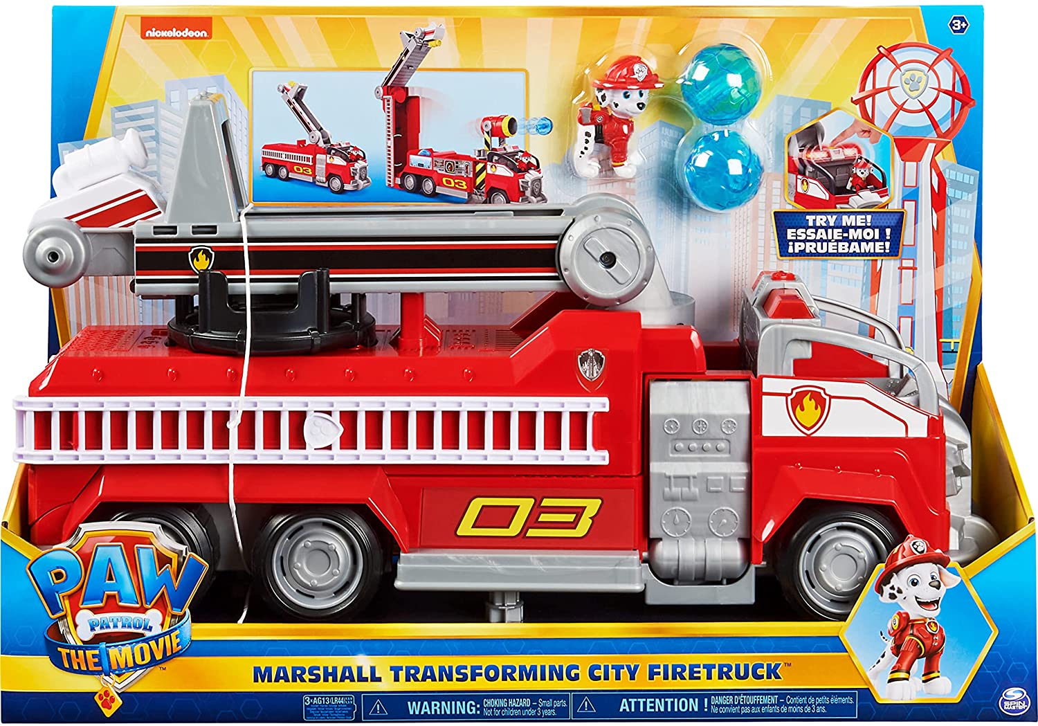El camión de bomberos de Marshall de Paw Patrol