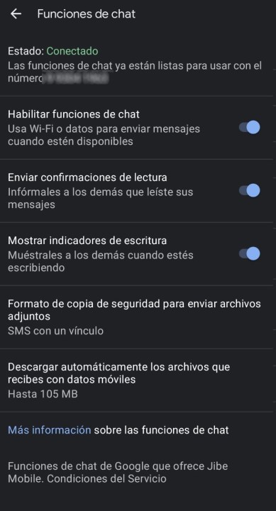 how to activate rcs android sms messages with steroids configure 04