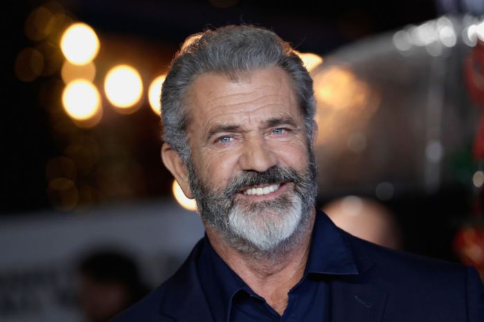 La imagen muestra al actor Mel Gibson.