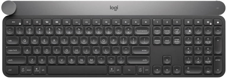 Vista superior del Logitech Craft Advanced.