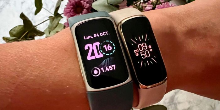 fitbit charge 5 vs luxe comparativa caracteristicas