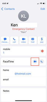 Cómo hacer una videollamada en Face Time 2