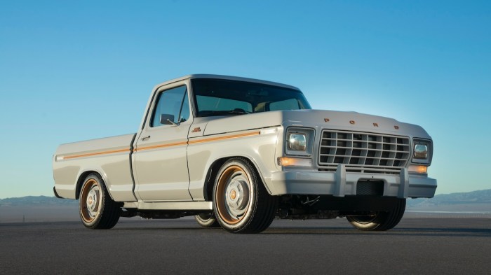 ford f100 eluminator concept all electric f 100 truck
