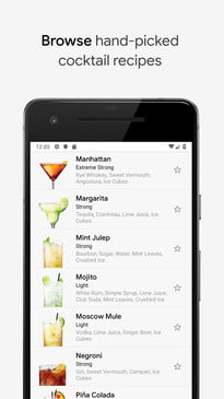 Captura de pantalla de Cocktail Flow en Google Android 2