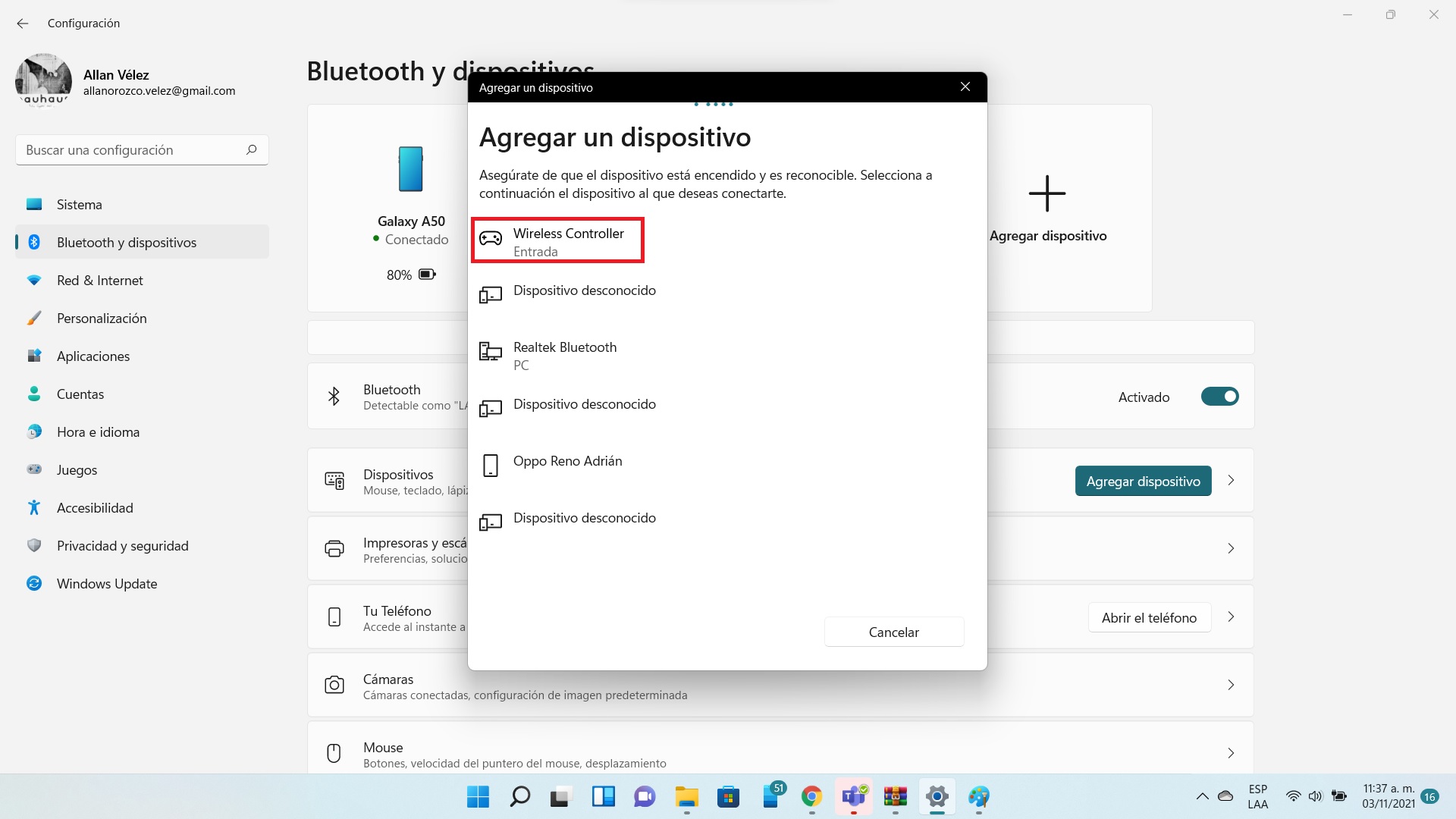 Cómo conectar un control de PS4 a la PC por Bluetooth