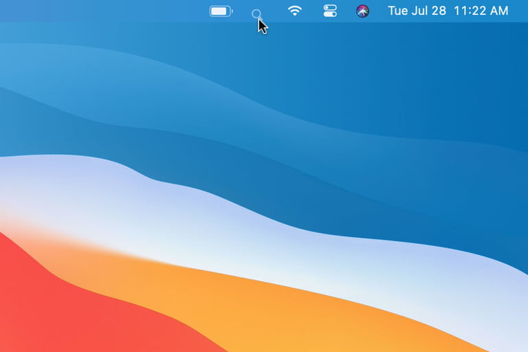 Cómo Cómo usar Control Center en macOS Big Sur, reorganiza los iconos de la barra de menú.
