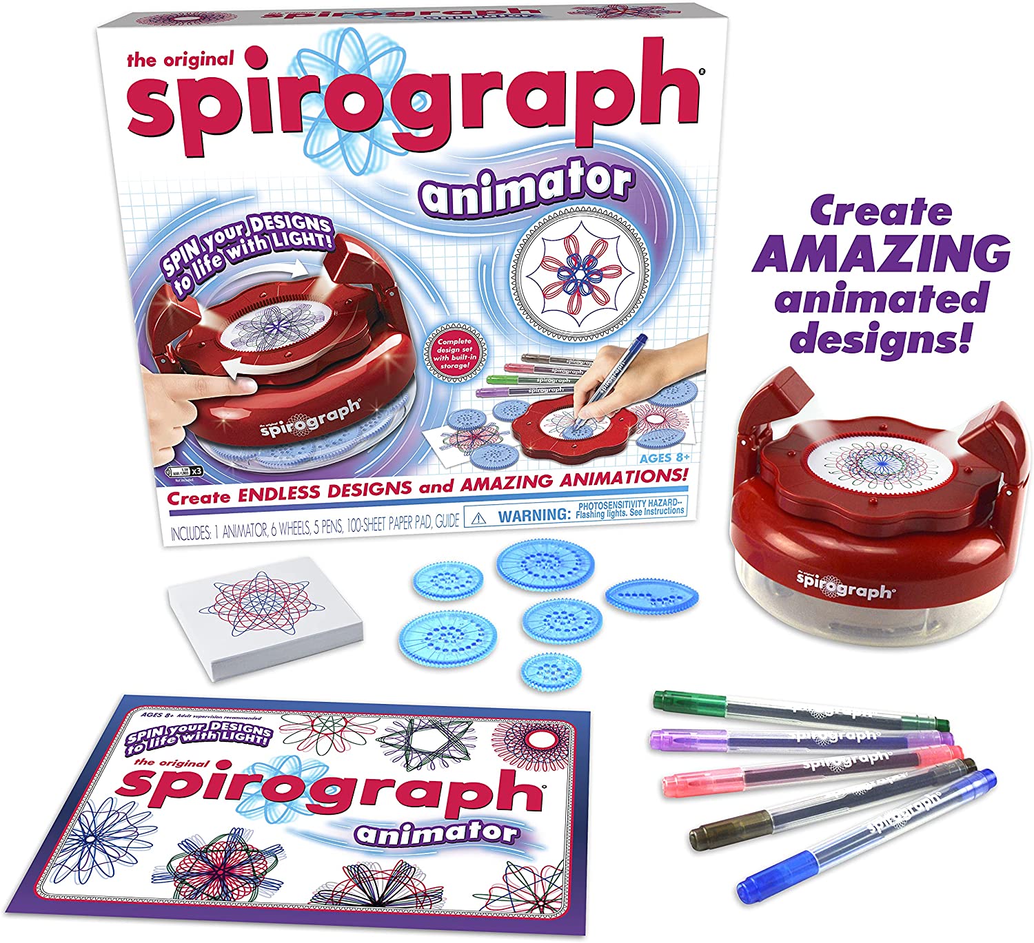 PlayMonster Spirograph - Animador de espirografía