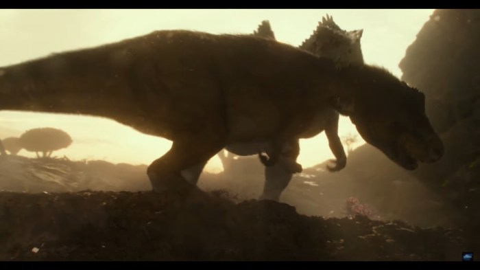 Una imagen del prólogo de Jurassic World Dominion