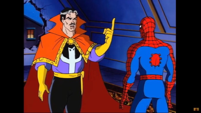 Una imagen de la caricatura de Spider-Man de los años noventa