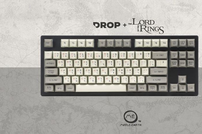 idiomas ficticios lord of the rings teclados mecanicos teclado lotr