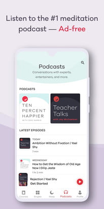 Captura de pantalla de Diez por ciento más feliz en Google Android 2