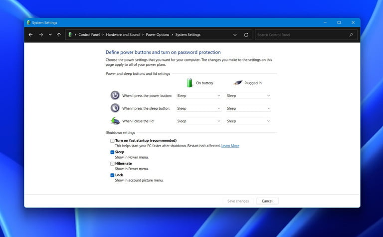 Inicio rápido en Windows 11.
