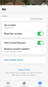 Cómo usar la aplicación Find My en iPhone 4