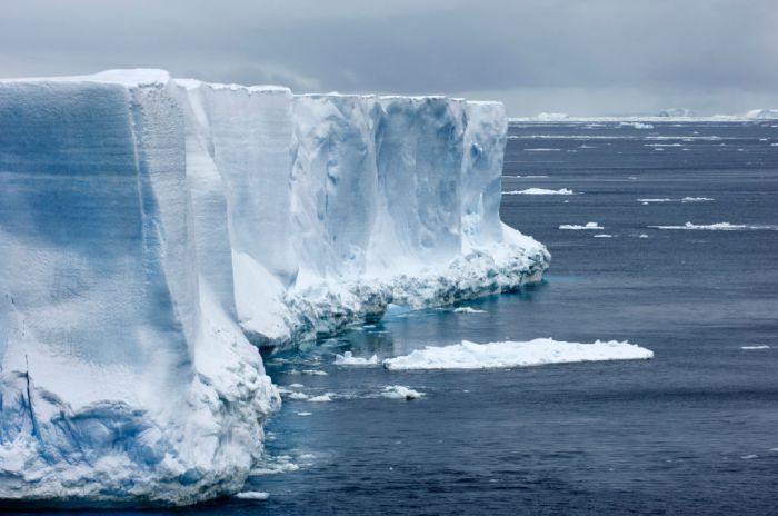 Una plataforma de hielo en el Mar de Wedell