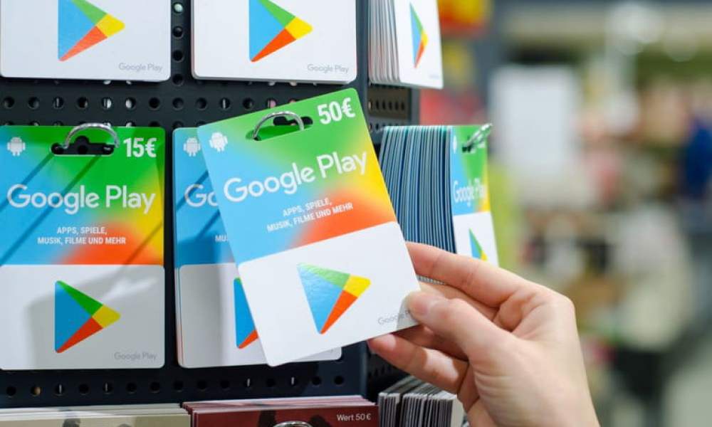 como regalar software google play tarjeta de regalo