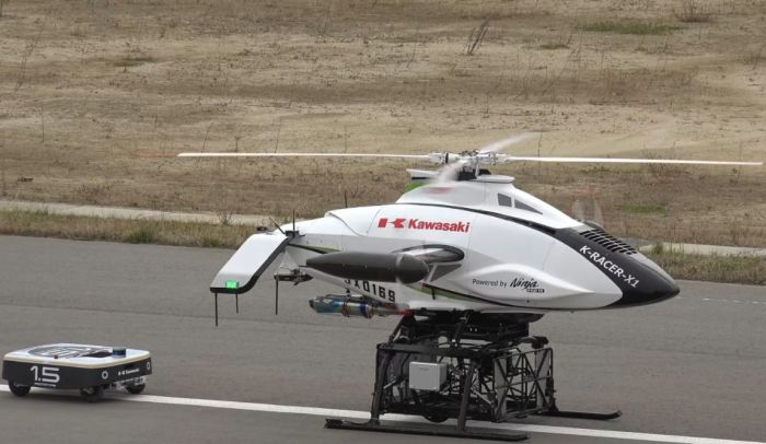 kawasaki dron gigante carga robots x1