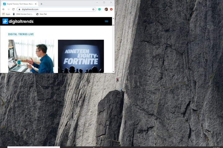 Pantalla de Windows 10 dividiendo en varios formatos.