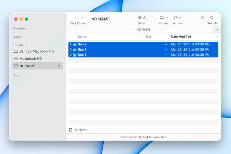 Contenido de una tarjeta SD en Mac para aprender cómo formatear una tarjeta SD en Mac.