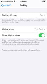 Cómo usar la aplicación Find My en la configuración del iPhone 3