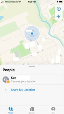 Cómo usar la aplicación Find My en iPhone 1