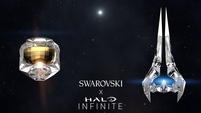 swarovski presenta cristales halo infinite xbox x