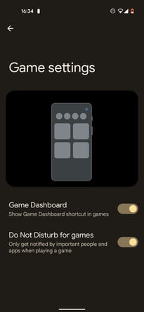 Configuraciones de juego.