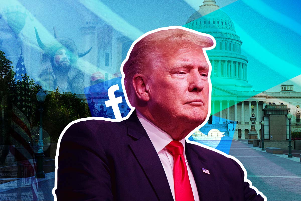 ¿Qué pasó con las cuentas de Donald Trump en redes sociales? - Digital ...