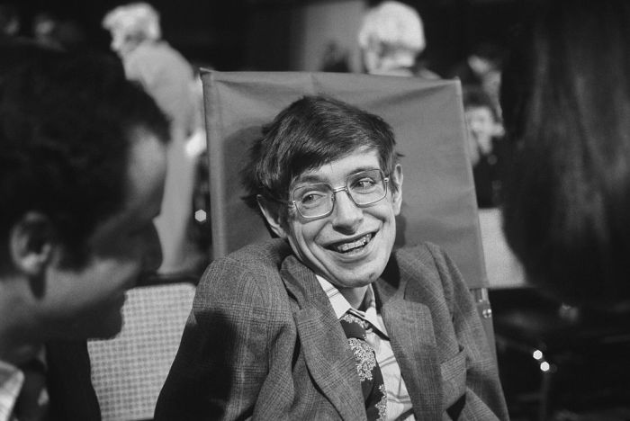 Una fotografía del físico inglés Stephen Hawking