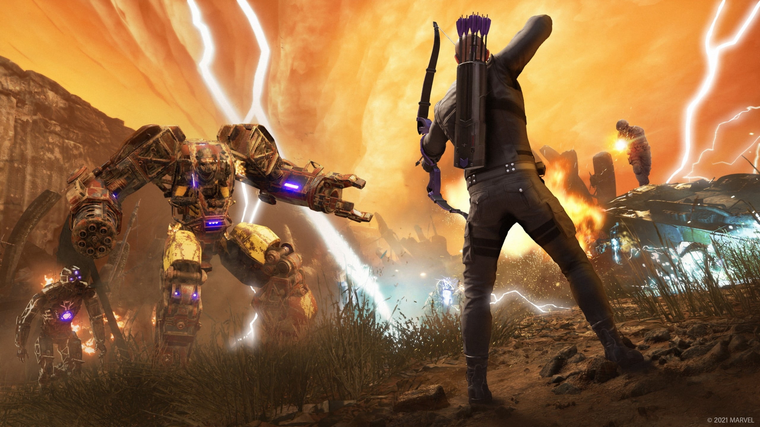 Escena del videojuego Marvel’s Avengers