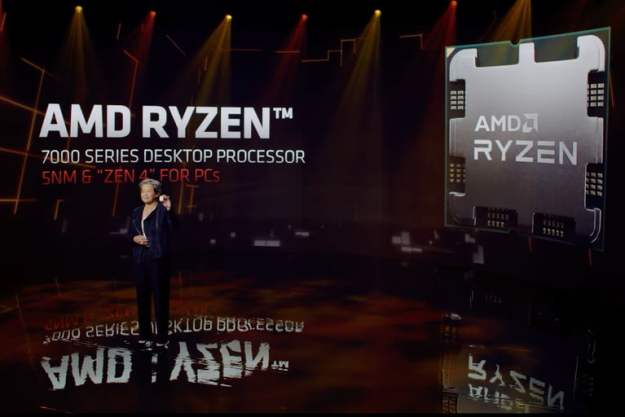 Presentación de procesadores AMD Ryzen 7000 en CES 2022.