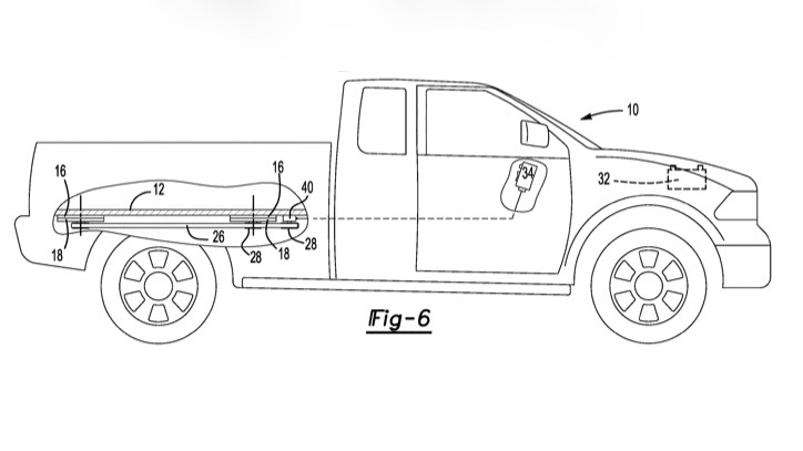 amarres invisibles pickups ford magnetic truck bed patent 2