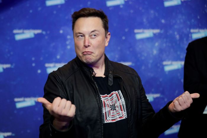 Elon Musk durante una presentación de la tecnología de SpaceX.