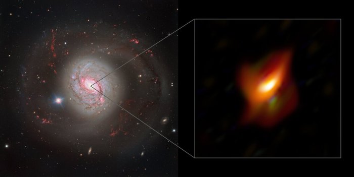 Un equipo de científicos capta la primera imagen detallada de un nucleo galáctivo activo, una estructura de polvo y gas que rodea a un masivo agujero negro.