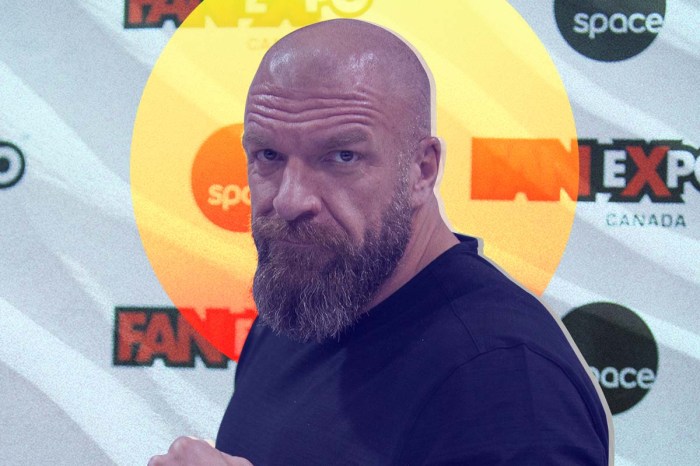 Triple H, uno de los luchadores más importantes de la WWE.