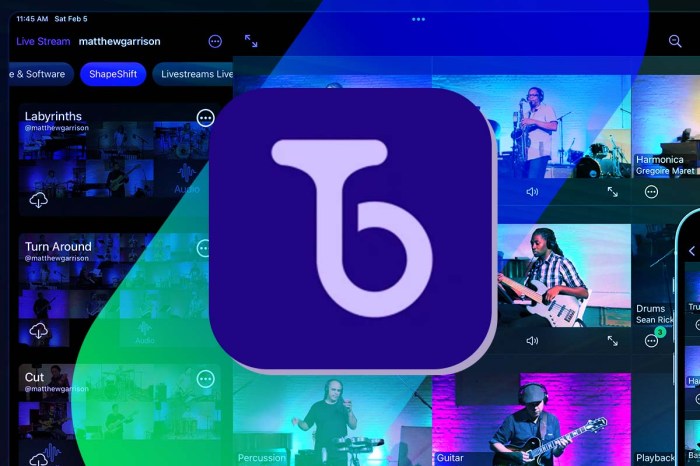 El logo de TuneBend, la nueva aplicación de iOS y MacOS destinada a los músicos.