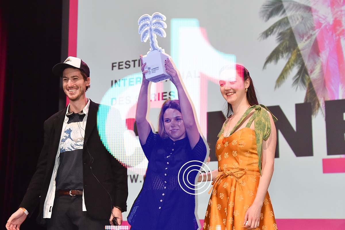 Un grupo de ganadores del Festival de Cine de Cannes.