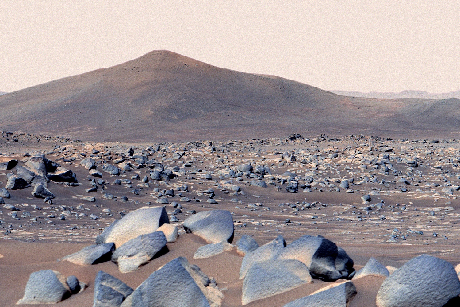 Rocas Ch'ał en el cráter Jezero de Marte
