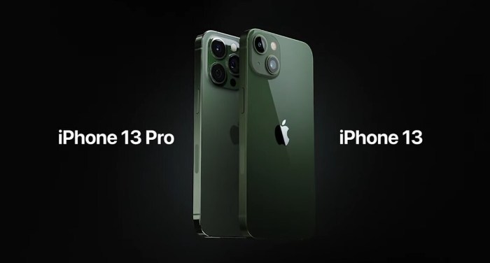 apple estrena dos nuevos colores para los iphone 13 y pro verde
