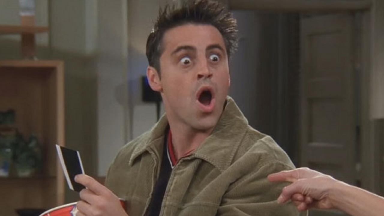 Joey, el personaje de Friends, sorprendido.