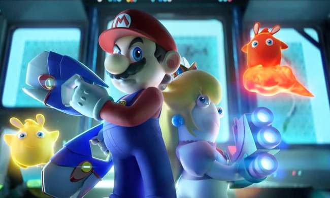 Mario y compañía en Mario + Rabbids: Sparks of Hope.