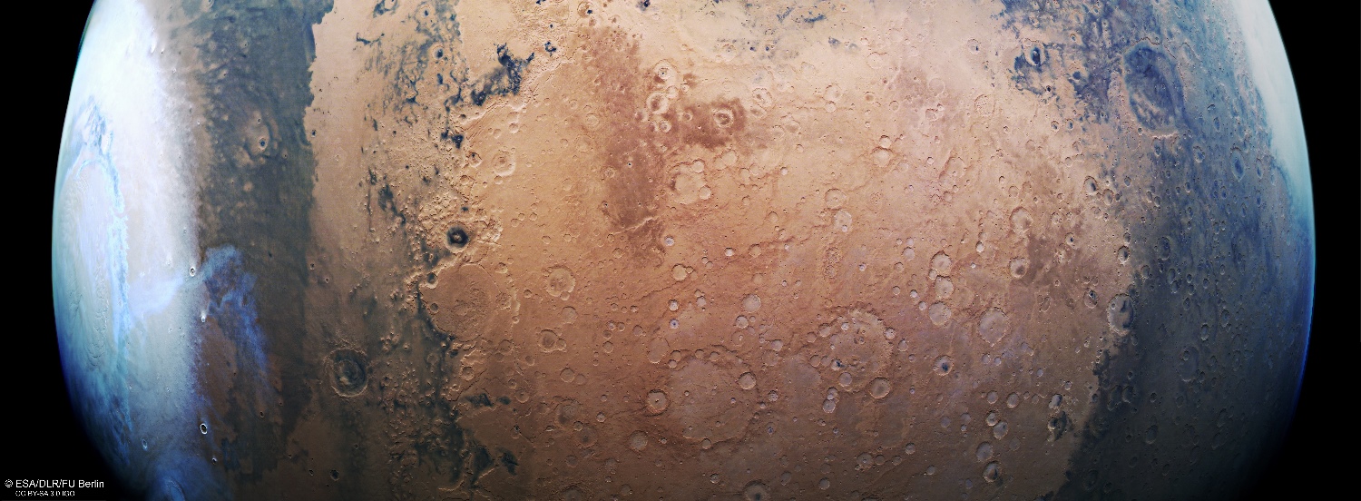 Vista global de Marte
