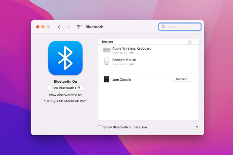 cómo conectar accesorios bluetooth preferencias del sistema Mac ver dispositivo.