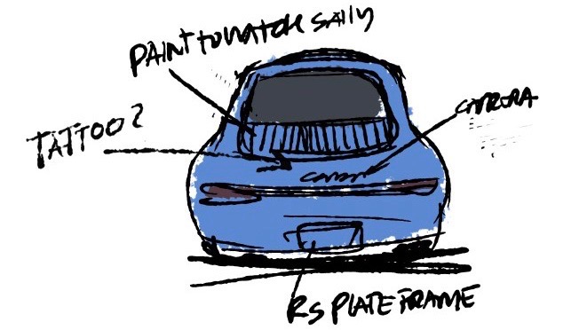 porsche pixar sally carrera pauley rear view tattoo 02 jpeg